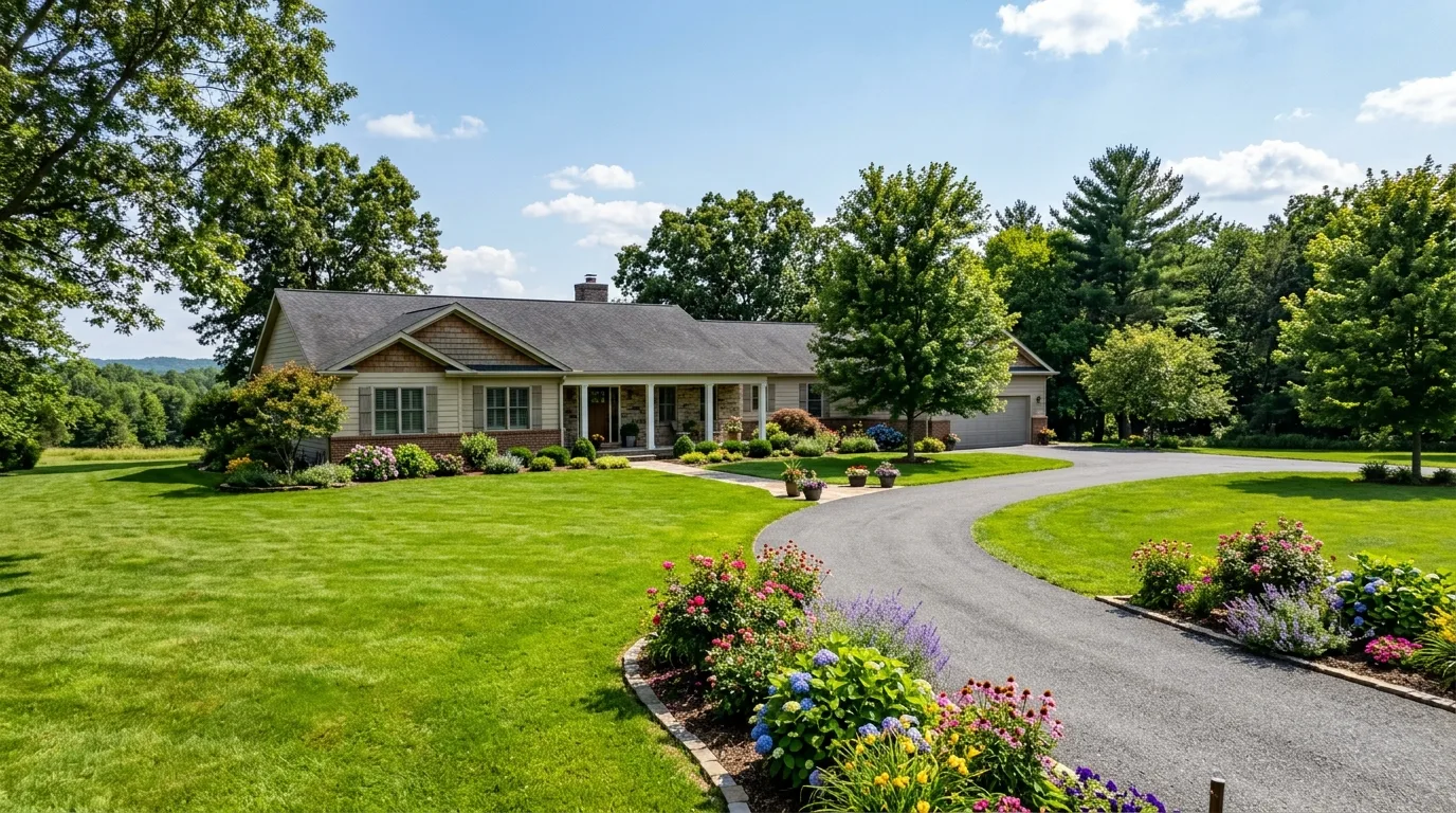 9 Ranch House Landscaping Ideas for Wide Spaces